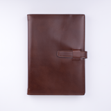 Sorrento Leather Refillable Journal With Tab Closure