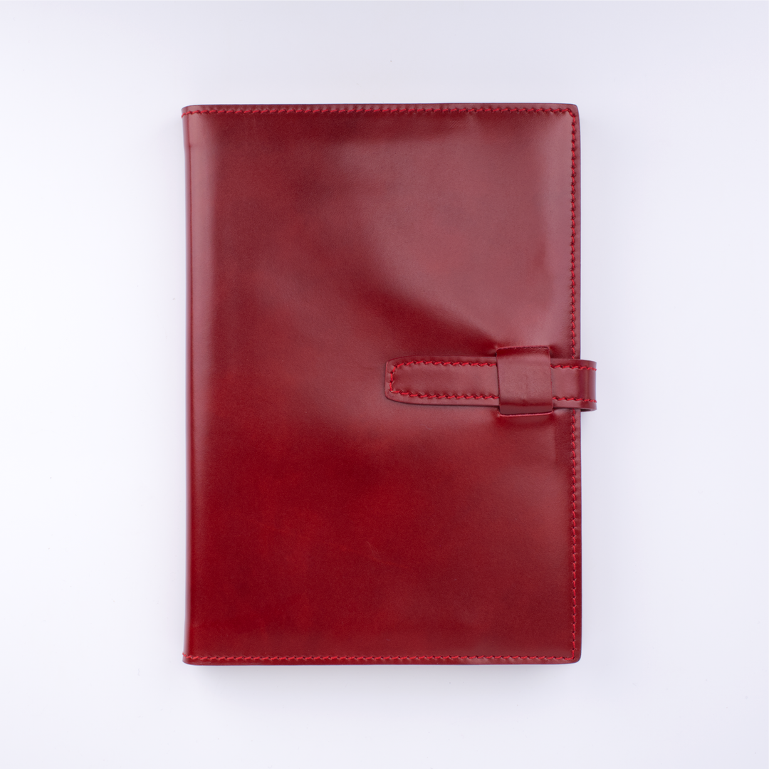 Sorrento Leather Refillable Journal With Tab Closure