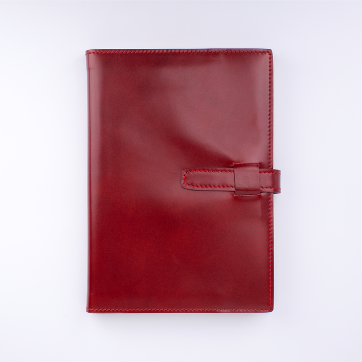 Sorrento Leather Refillable Journal With Tab Closure