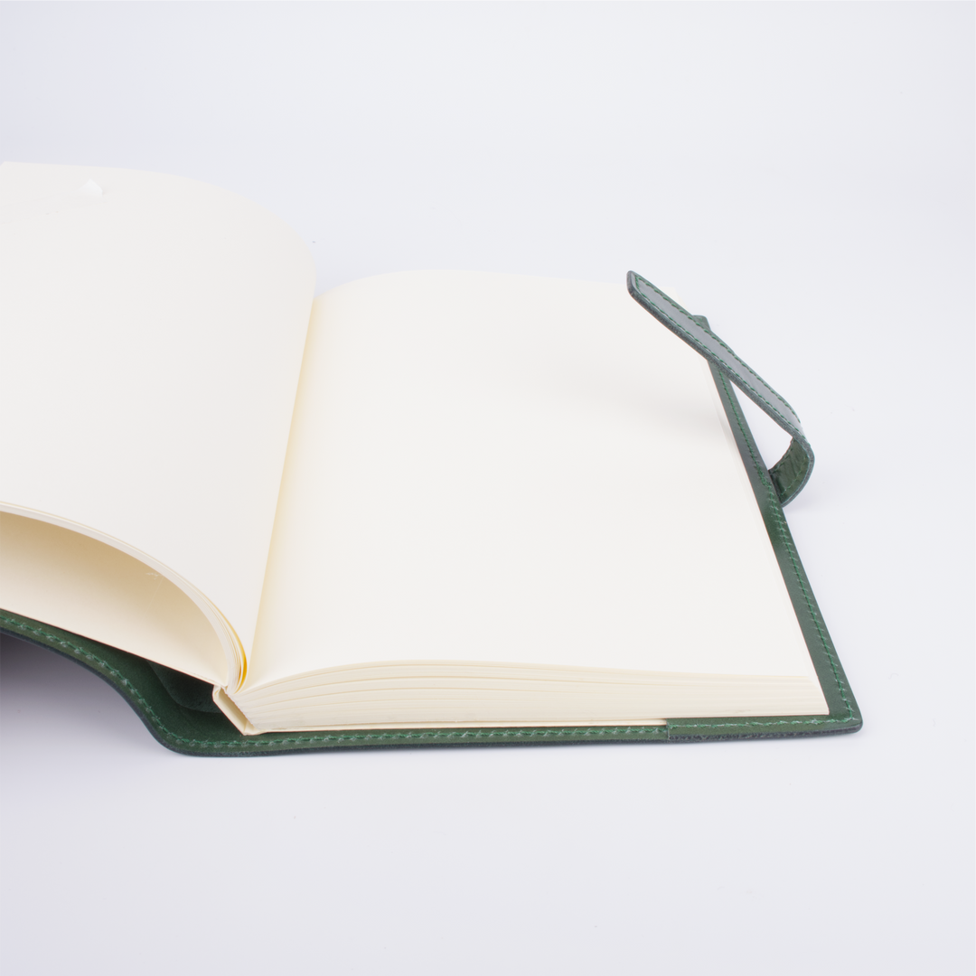 Sorrento Leather Refillable Journal With Tab Closure