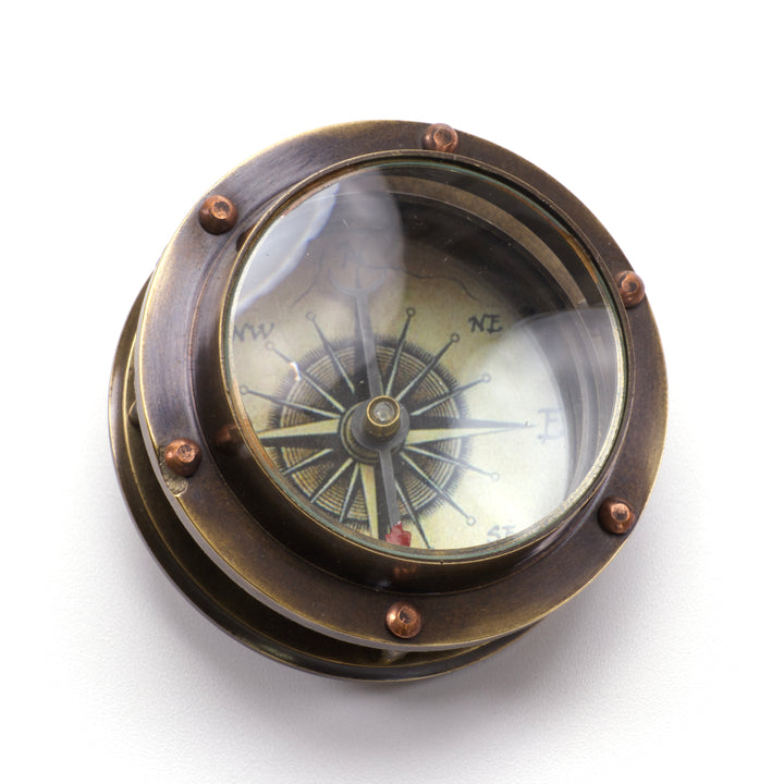 Porthole Magnifier and Compass