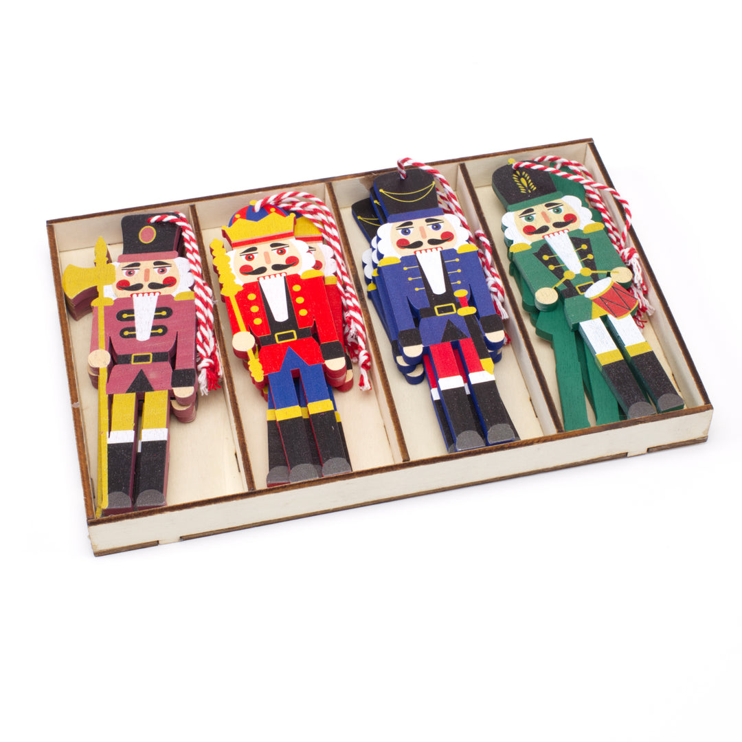Wooden Nutcracker Set of Twelve