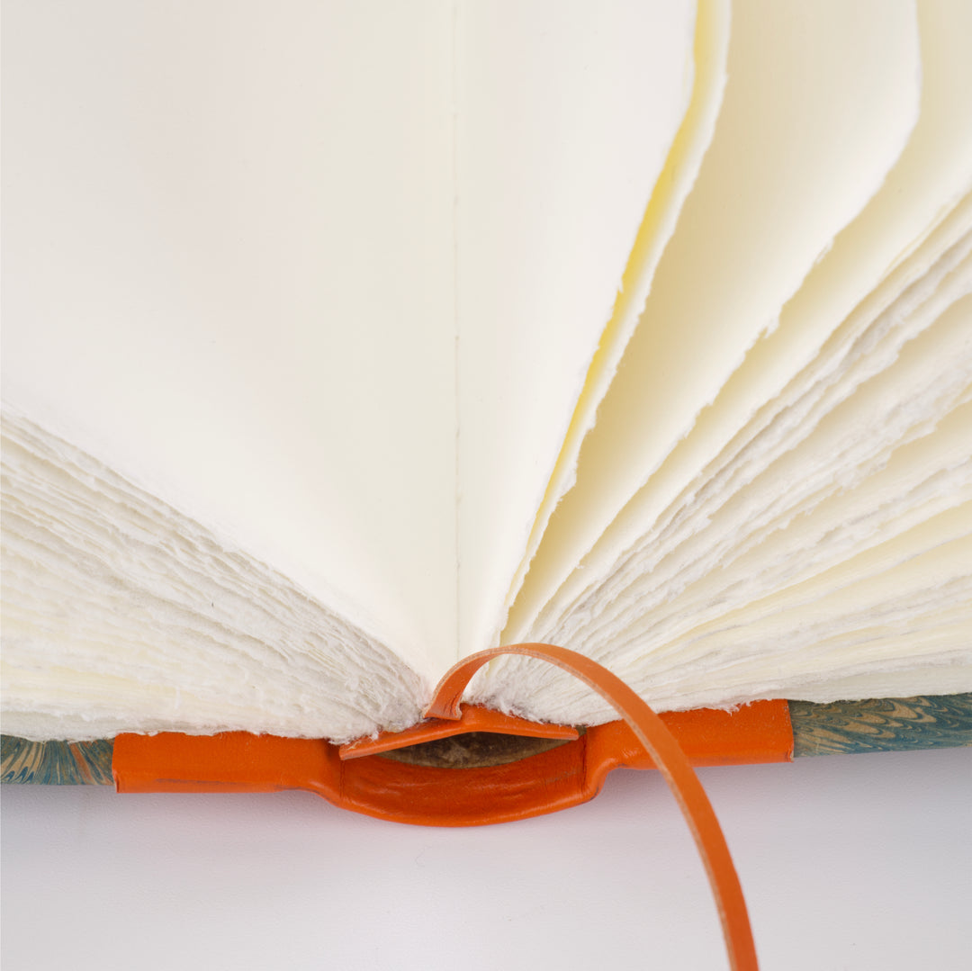 Small Bobbio Handmade Marbled Journal