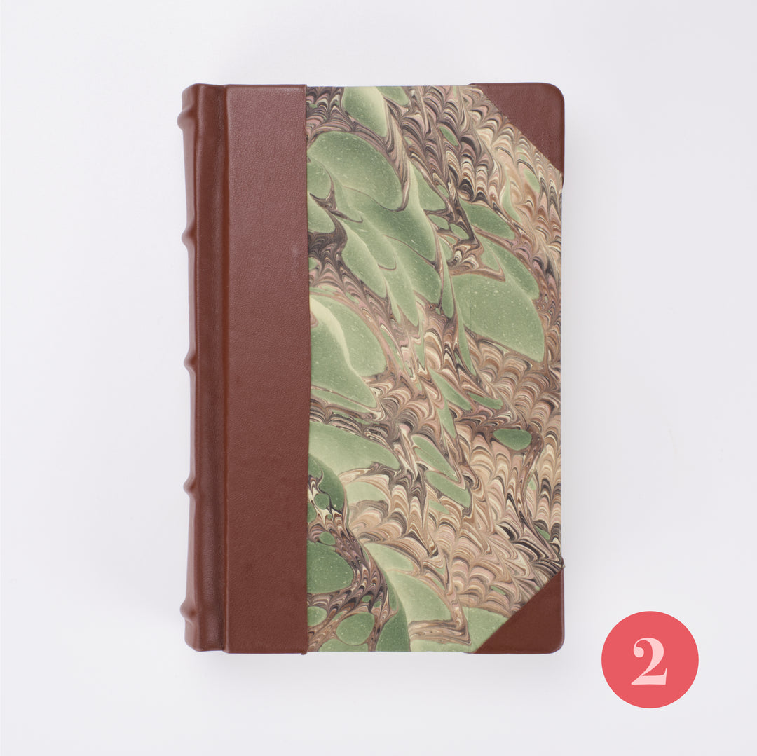 Small Bobbio Handmade Marbled Journal