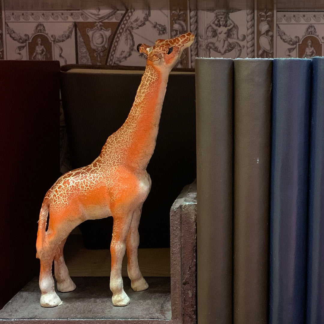 Cast Iron Giraffe Bookends