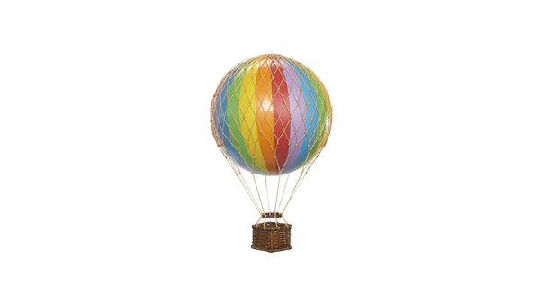 Small Hot Air Balloon - rainbow