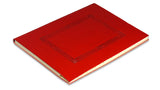 Embossed Window Recipe Book - red