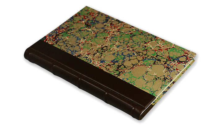 Marbled Address Book - brown