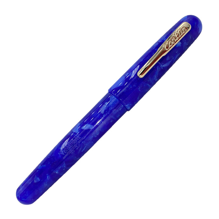 Conklin All American Fountain Pen - Tortoiseshell,  closed
