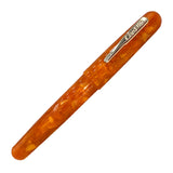 Conklin All American Fountain Pen - Orange Sunburst,  closed