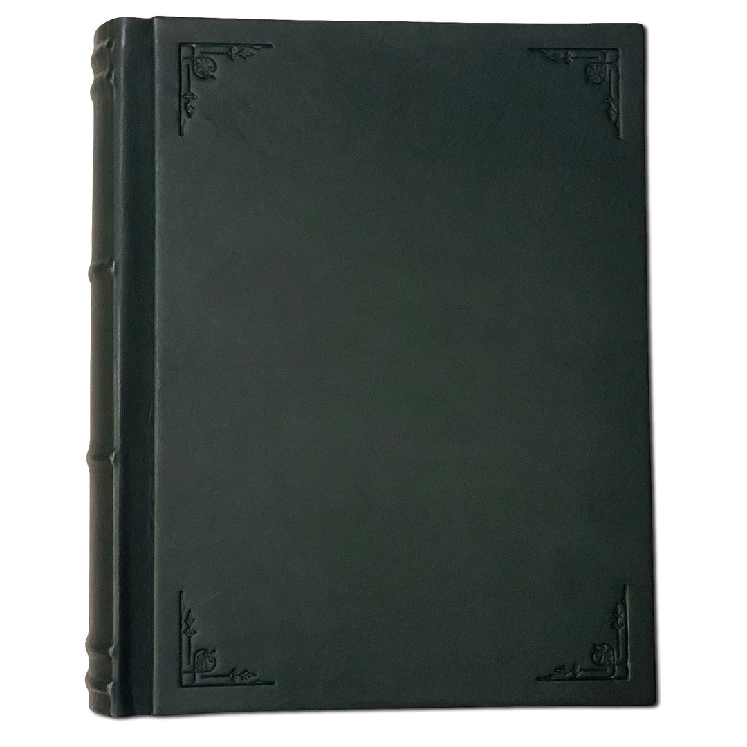 Amarcord Classic Leather Photo Album  - large green portrait