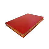 Amarcord Marbled Edge Journal - Red, small