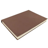 Amarcord Soft Leather Journal - brown, side view