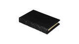 Bomo Art Leather-bound Journal - Small chunky, black