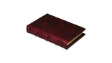 Bomo Art Leather-bound Journal - Small chunky, burgundy