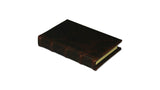 Bomo Art Leather-bound Journal - Small chunky, dark brown