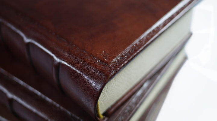 Barraco Italian Leather Journal - Hand-Tooled