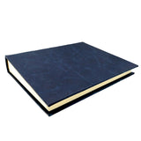 Bomo Art Leatherbound Photo Album - blue large, flat