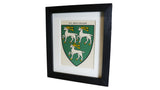 1920s Framed Oxford College Crests - Jesus
