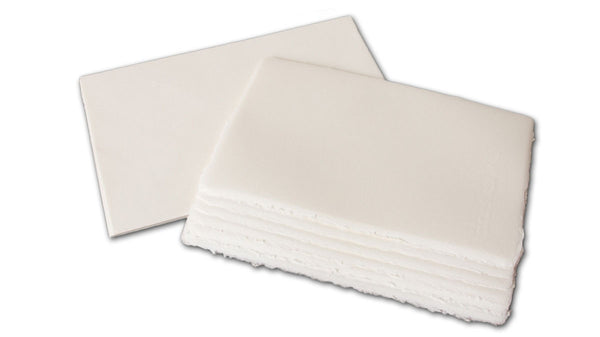 Handmade Amatruda Amalfi Paper with Deckled Edges & Watermark