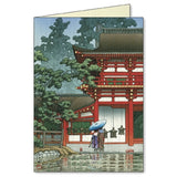 Cavallini Boxed Notecards - Japanese Woodblocks sample card