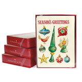 Cavallini Boxed Christmas Cards - Christmas Ornaments