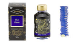 Diamine Shimmer Ink for Fountain Pens - Blue Flame (Blue and Gold)