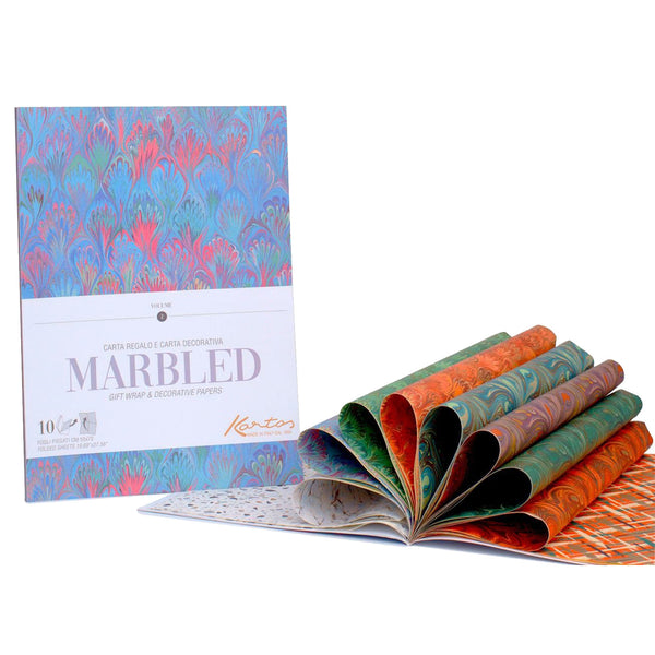 Decorative Paper Set - Marbled