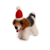 Felt Christmas Decoration - Fox Terrier