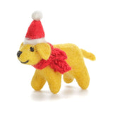 FeltChristmas Decoration - Mini Golden Labrador.