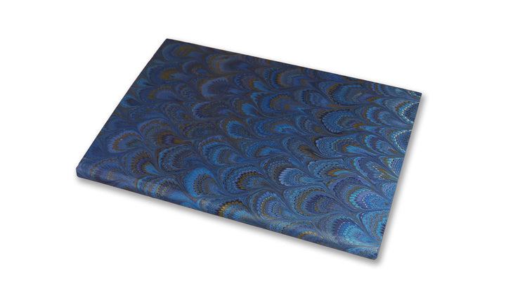 Marbled Music Manuscript Journal - Blue