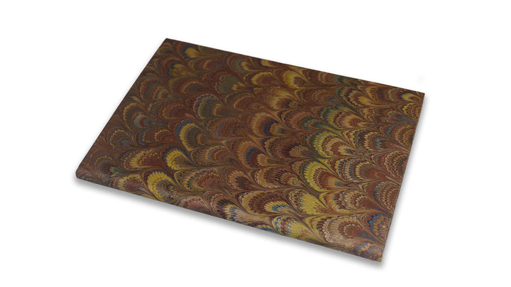 Marbled Music Manuscript Journal - Brown