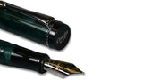 Conklin Duragraph Fountain Pen - Forest Green close up