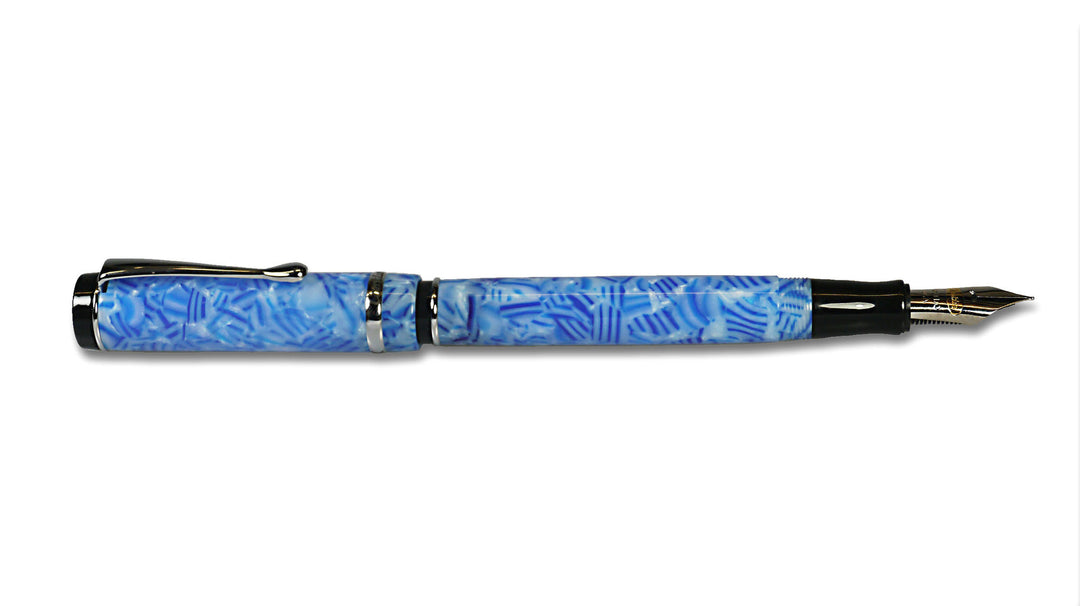 Conklin Duragraph Fountain Pen - Blue Ice