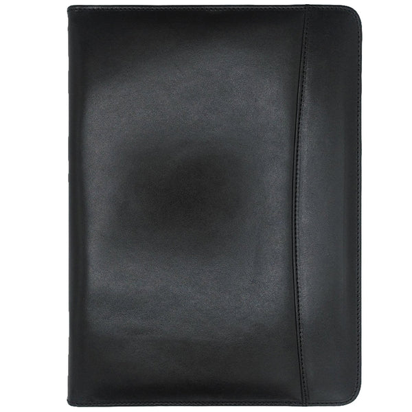 Black leather writing case