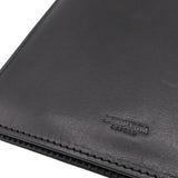 Leather Writing Folder - Scriptum Oxford embossing close up