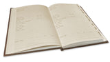 Leather Wine Record Book - Inside
