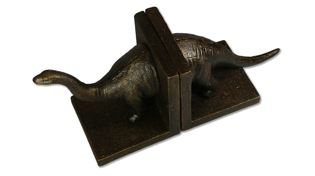 Cast Iron Brontosaurus Bookends