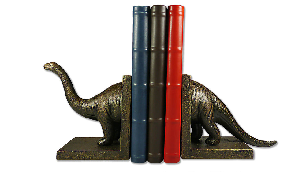 Cast Iron Brontosaurus Bookends