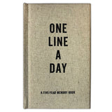 One Line a Day Five Year Memory Book - Canvas