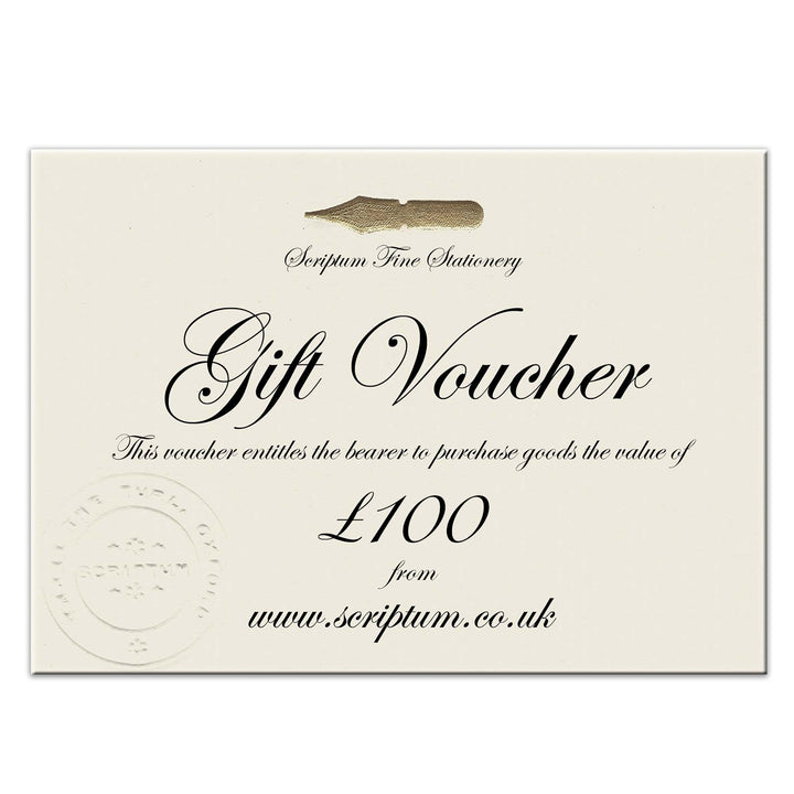 Scriptum Gift Voucher £100