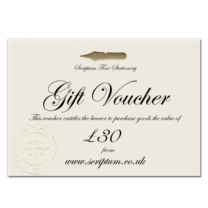 Scriptum Gift Voucher £30
