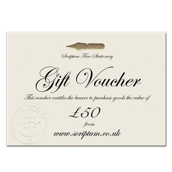 Scriptum Gift Voucher £50
