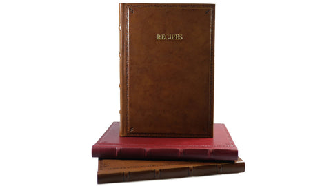 Italian Leather Recipe Book from Scriptum