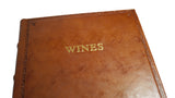 Italian leather wine journal from Scriptum