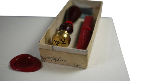 Double Initial Wax Seal from Scriptum Oxford