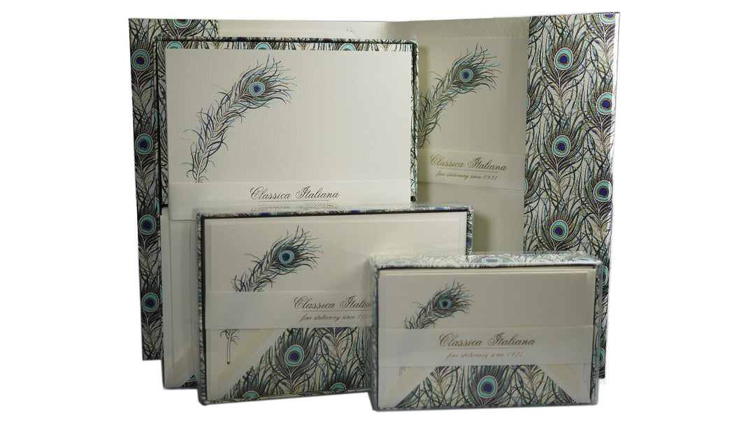 Peacock Feather Italian Paper from Scriptum