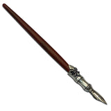 Wood & Pewter Dip Pen Set