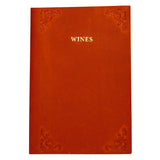 Pocket Leather Wine Journal - Red