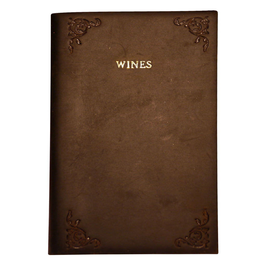 Pocket Leather Wine Journal Scriptum Fine Stationery Scriptum Fine